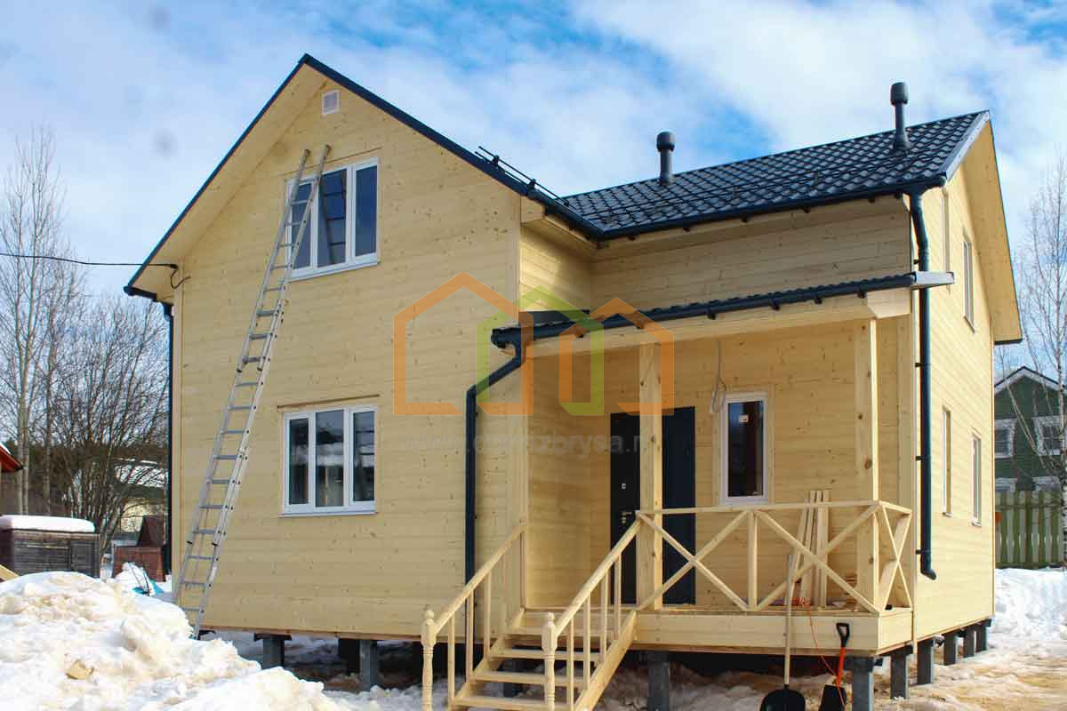 Каркасный дом 8.5х8.5