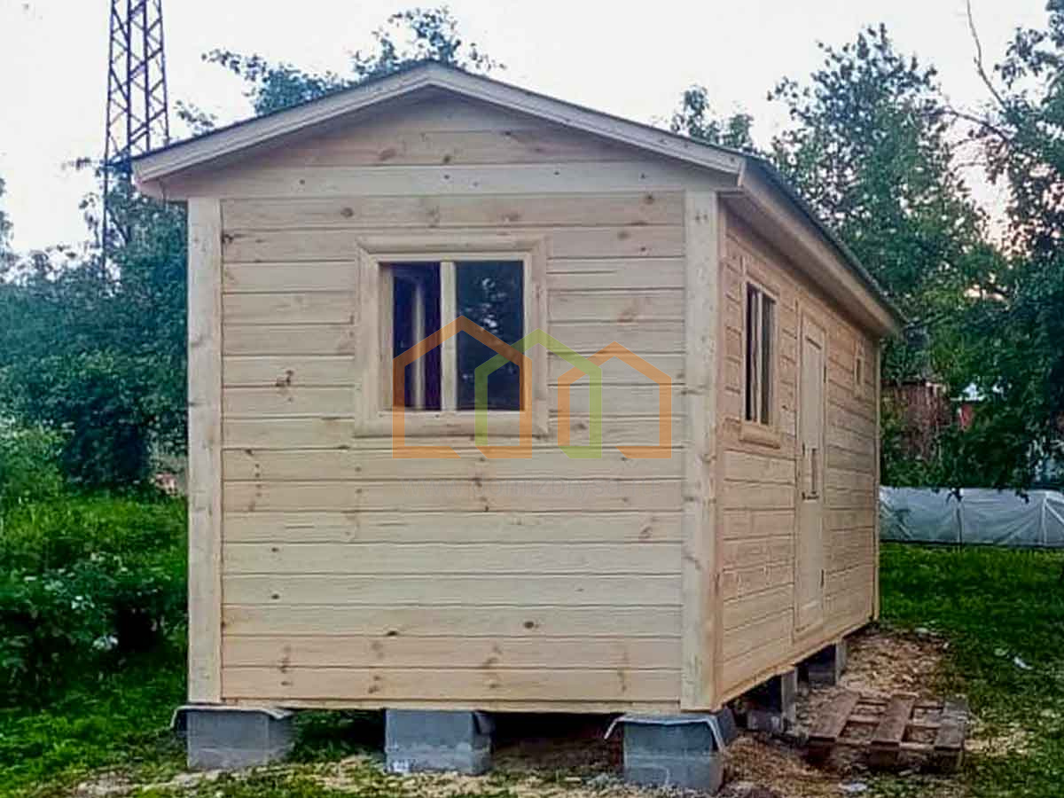 Перевозная каркасная баня 6х2.3