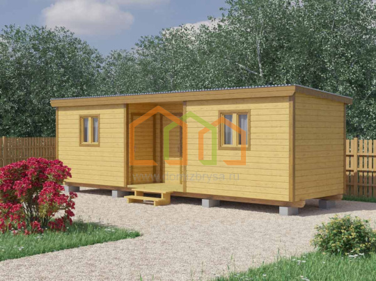 Дачная бытовка 2-х комнатная Лотос - 5 (С)